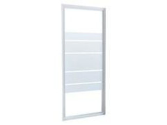 PORTE DOUCHE PIVOTANTE ESSENTIAL EP4MM LARGEUR 77-80CM H185CM VS/BLANC