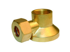 APPLIQUE BRUT COLLET BATTU 20X27MM D18MM