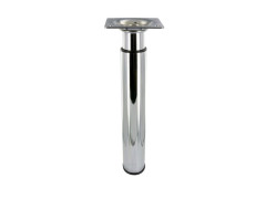 PIED MEUBLE DIAMETRE 30MM REGLABLE 210/350MM CHROME