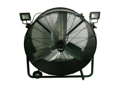 VENTILATEUR BRASSEUR D AIR BOMBO LED 410W D90CM NOIR