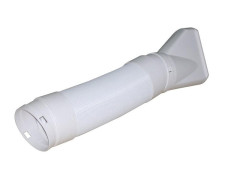 TUBE D EVACUATION DIAMETRE 14CM BASIC GLOSSY SILENT DESIGN