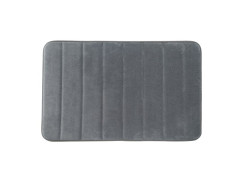 TAPIS SDB COCOON 50X80 CM A MOTIFS RELIEF GRIS SENSEA