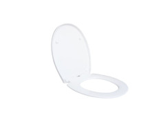 ABATTANT WC REMIX DECLIPSABLE FREIN DE CHUTE PLASTIQUE THERMODUR BLANC