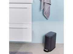 POUBELLE SALLE DE BAIN REMIX SLIM 5L BLACK 0