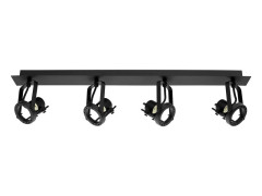 BARRE 4 SPOTS TECHNIC GU10 NOIR INSPIRE