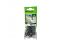 VIS TETE PHILIPS 3.5X25MM ACIER NOIR SACHET 30