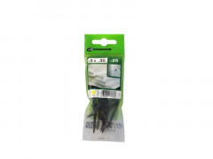 VIS TETE PHILIPS 3.5X35MM ACIER NOIR SACHET 25