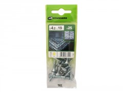 VIS TOLE TETE FRAISEE PHILIPS AUTOFORANTE 4.2X19MM ACIER ZING SACHET25