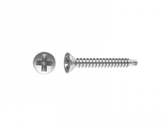 VIS TOLE TETE FRAISEE PHILIPS AUTOFORANTE 4.2X32MM ACIER ZING SACHET20