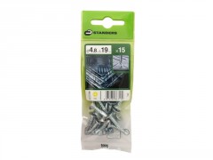VIS TOLE TETE FRAISEE PHILIPS AUTOFORANTE 4.8X19MM ACIER ZING SACHET15