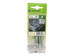 VIS TOLE TETE FRAISEE PHILIPS AUTOFORANTE 4.8X38MM ACIER ZING SACHET 8