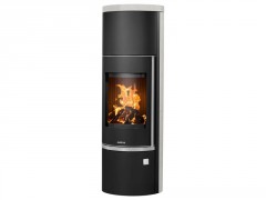 POELE BOIS FARO W+ 7KW NOIR BIANCO