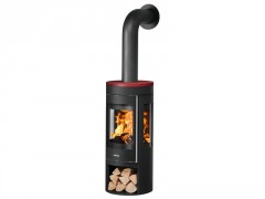 POELE BOIS MINOTRIOS CERAMIQUE 5KW BORDEAUX