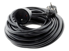 RALLONGE 20M HO5VVF 3G1.5MM NOIR