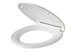 ABATTANT FAST CLIP HYGIENE BLANC