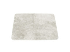 TAPIS SDB JOY 50X80 CM UNI BLANC AZAO