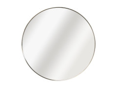 MIROIR GLAM ROND DIAM. 60CM METAL DORE INSPIRE