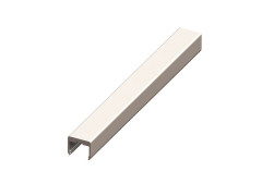 PROFIL U FINITION KLOSUP 142X3X1,8CM ALUMINIUM BLANC