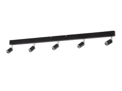 BARRE 5 SPOTS SALLE DE BAIN TIVOLI 5W NOIR