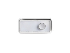 BOUTON SONNETTE FILAIRE 12V D15 BLANC