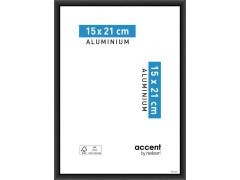 CADRE ACCENT ALUMINIUM NOIR 15X20 NIELSEN