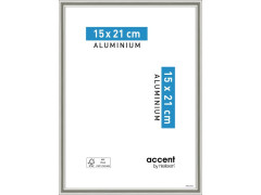 CADRE ACCENT ALUMINIUM NICKEL MAT 15X20 NIELSEN
