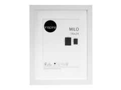 CADRE MILO BOIS 18X24 BLANC INSPIRE
