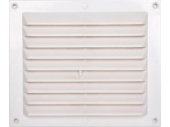 GRILLE AERATION VISSER 146X175MM ABS BLANC