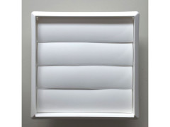 GRILLE AERATION 150MM VOLET MOBILE BLANC