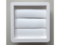 GRILLE AERATION 10MM VOLET MOBILE BLANC