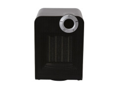 RADIATEUR SALLE DE BAIN CERAMIQUE MOBILE 1800W NOIR