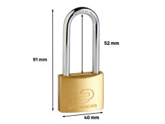 CADENAS 40MM LAITON AHT + 2 CLES