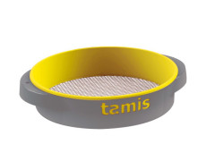 TAMIS NUMERO 10 EN ABS ET METAL CONFORT POIGNEE JAUNE OCAI