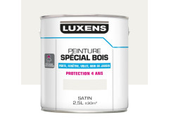 PEINTURE BOIS EXTERIEUR/INTERIEUR SATIN 2L5 BLANC