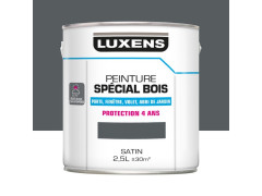 PEINTURE BOIS EXTERIEUR/INTERIEUR SATIN 2L5 GRIS BASALTE