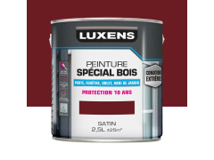 PEINTURE BOIS EXTERIEUR/INTERIEUR EXTREME SATIN 2L5 ROUGE BASQUE