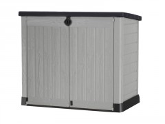 COFFRE JARDIN RESINE SIO ACE 1200L GRIS/NOIR
