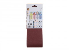 ABRASIF BANDE 100X610MM GRAIN 120 LOT DE 2 DEXTER