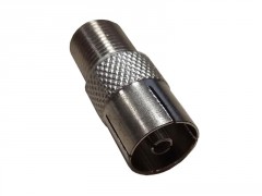 ADAPTATEUR SATELLITE COAXIAL FICHE F FEMELLE METAL 9.52MM