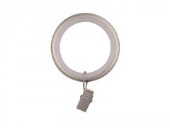 ANNEAU D20 METAL CLIP SILENTIEUX NICKEL MAT X10