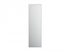 PORTE DE PLACARD COULISSANTE REFLECT BLANC MIROIR ARGENT 250X66,2CM