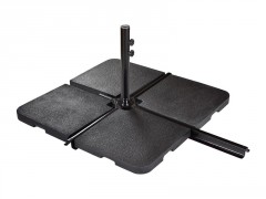 DALLE DE LESTAGE POUR PARASOL DEPORTEE 22KG NOIR