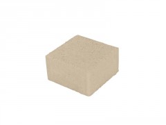 PAVE BETON KORRUS IVOIRE L.12.5 CM X L.12.5 CM X EP.45 MM