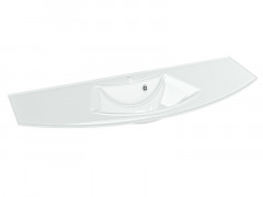 PLAN VASQUE VERRE 131CM IMAGE3 BLANC
