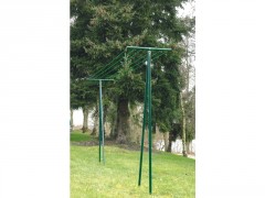 ETENDOIR LINGE JARDIN 60M VERT