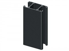 POTEAU ALUMINIUM POUR CLOTURE KLOSUP 2 DEPART 2M30 NOIR