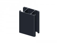 POTEAU ALUMINIUM KLOSUP 2 DEPART 1M2 GRIS