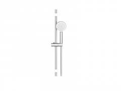 DOUCHETTE 3 JET ESSENTIAL + FLEXIBLE + BARRE 62CM