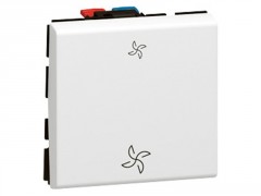 INTERRUPTEUR VMC 2M BLANC MOSAIC