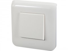 INTERRUPTEUR VA ET VIENT COMPLET BLANC MOSAIC